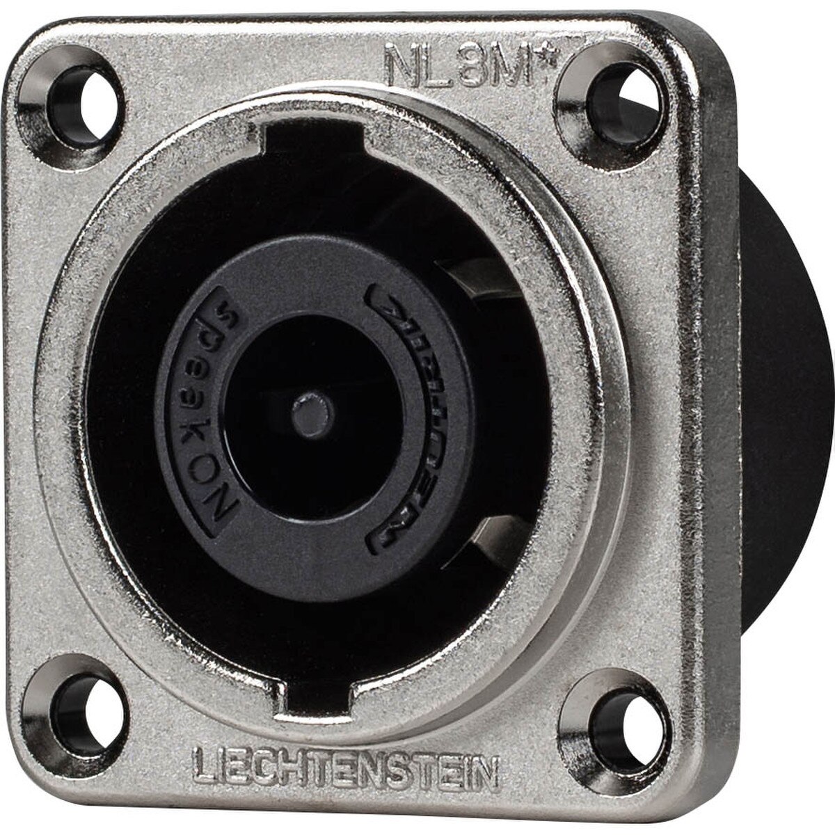 Neutrik NLT8MP speakON STX 8 Pole Male Chassis Connector Nickel Housing